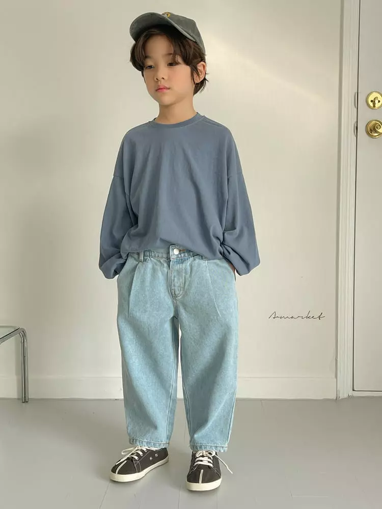 a-Market - Korean Children Fashion - #childofig - Pintuck Jeans - 12