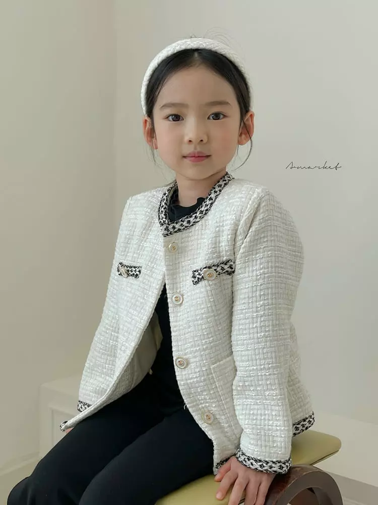 a-Market - Korean Children Fashion - #stylishchildhood - Twid Jacket - 4