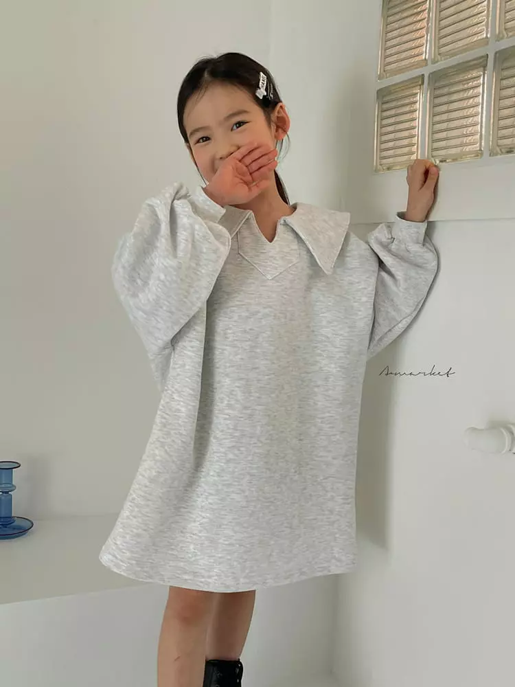 a-Market - Korean Children Fashion - #childrensboutique - Collar One-piece - 2