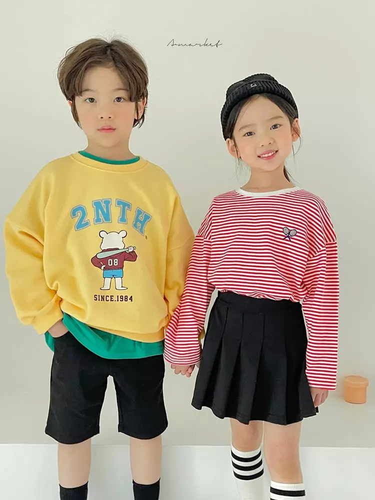 a-Market - Korean Children Fashion - #childrensboutique - Bear Sweatshirt - 10