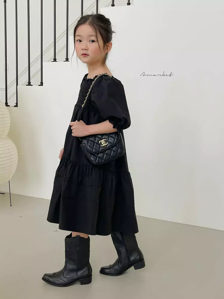a-Market - Korean Children Fashion - #designkidswear - Smocked One-piece - 6