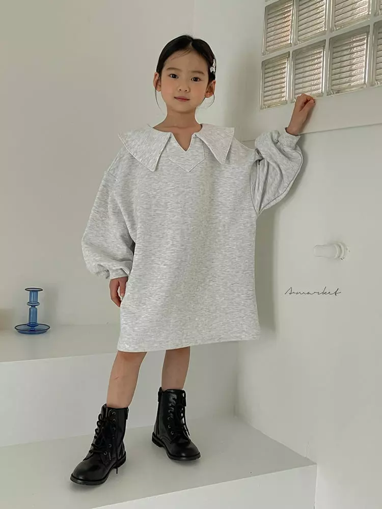 a-Market - Korean Children Fashion - #designkidswear - Collar One-piece - 3