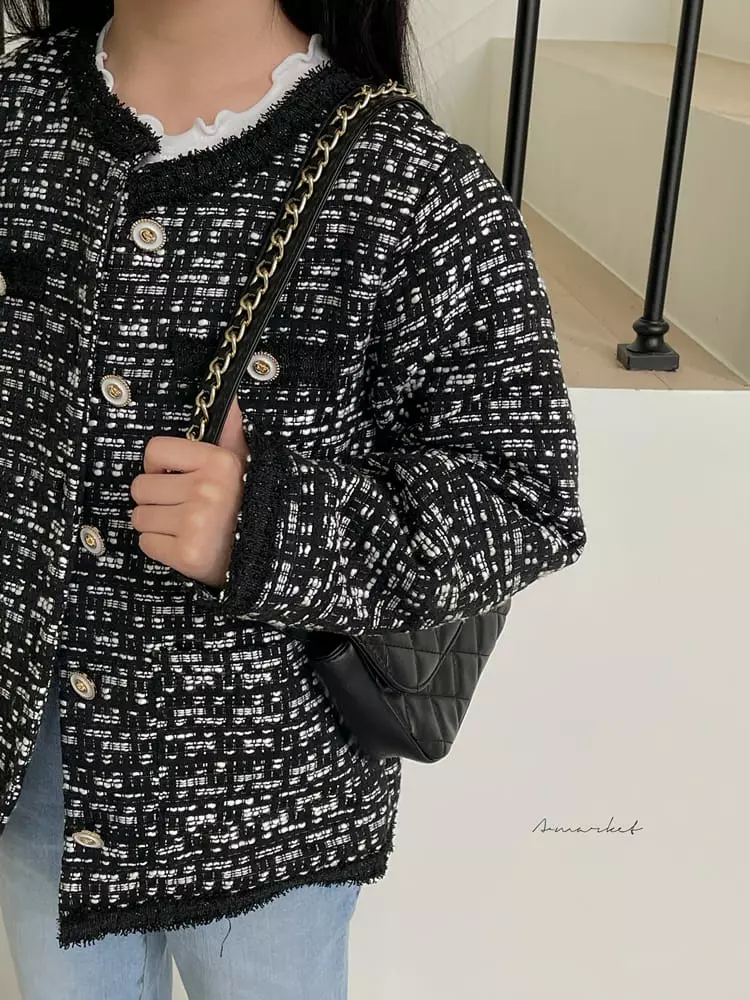 a-Market - Korean Children Fashion - #designkidswear - Twid Jacket - 6