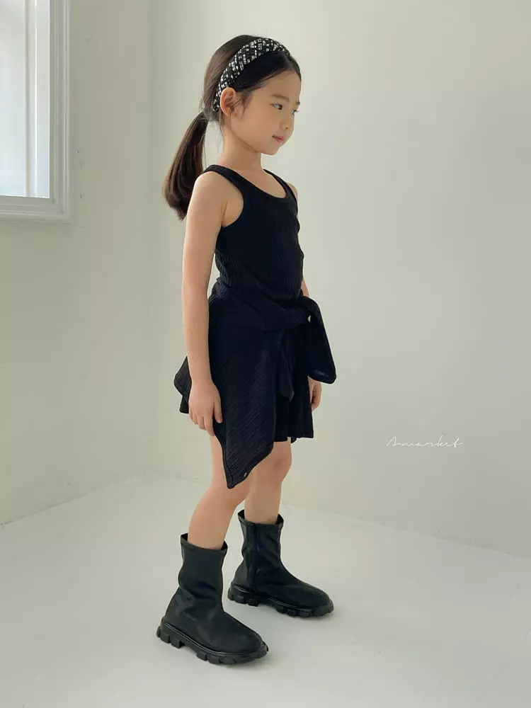 a-Market - Korean Children Fashion - #discoveringself - Rib Sleeveless Tee - 12