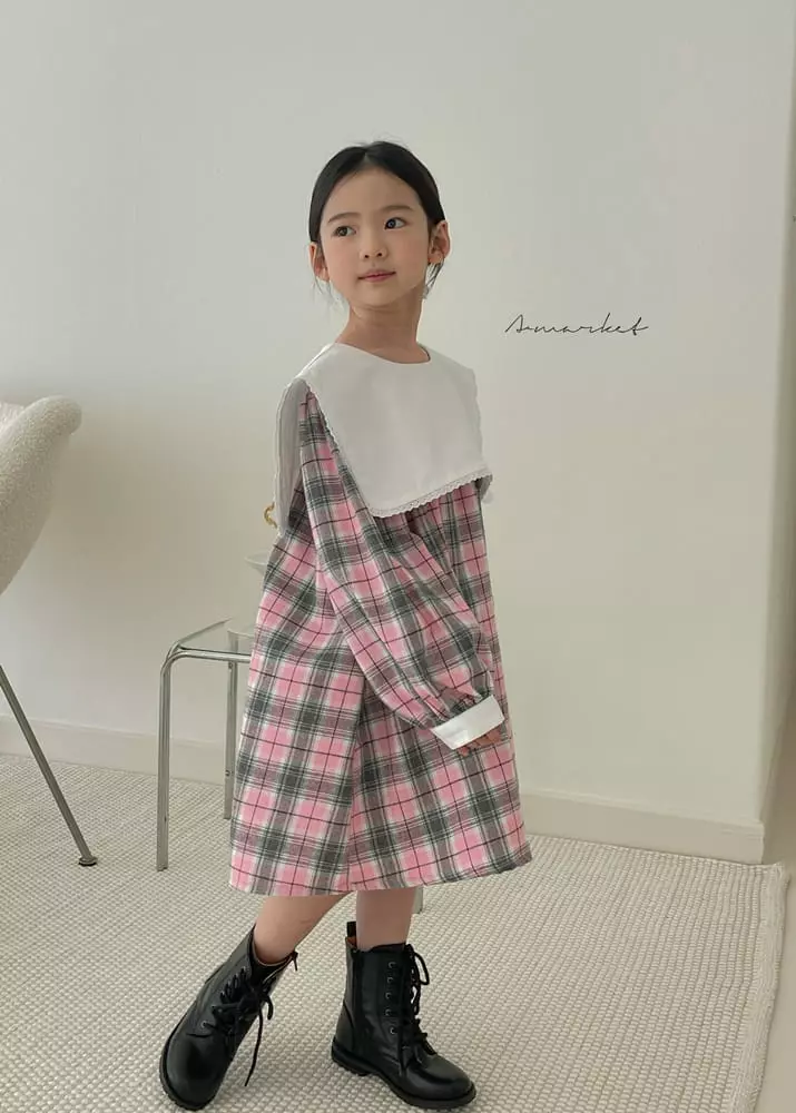 a-Market - Korean Children Fashion - #discoveringself - Big Collar One-piece - 8