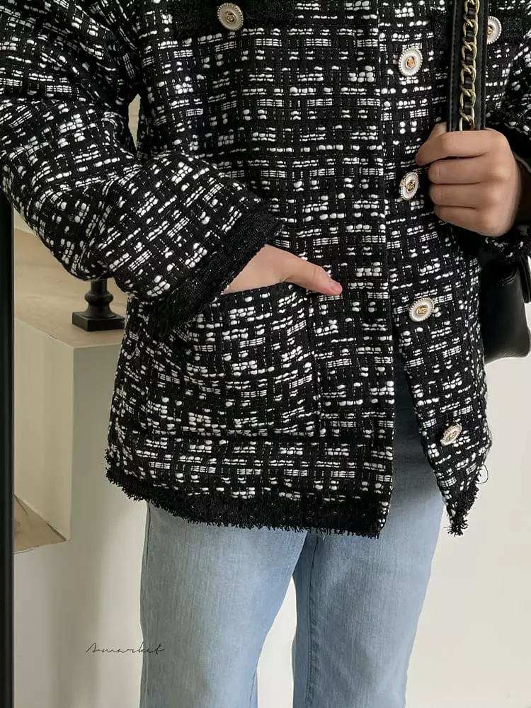 a-Market - Korean Children Fashion - #discoveringself - Twid Jacket - 7