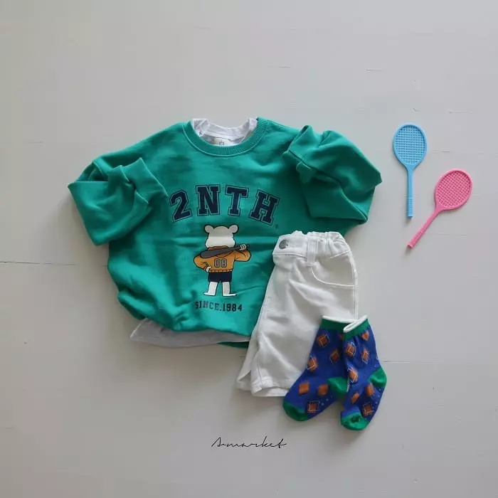 a-Market - Korean Children Fashion - #discoveringself - Bear Sweatshirt - 12