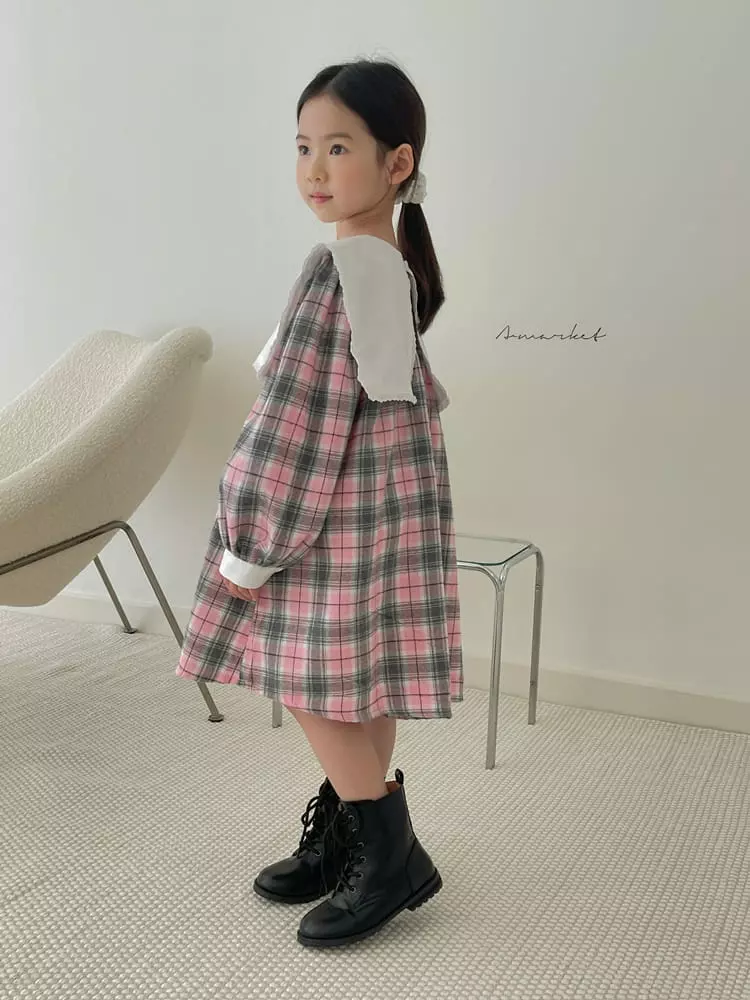 a-Market - Korean Children Fashion - #fashionkids - Big Collar One-piece - 9