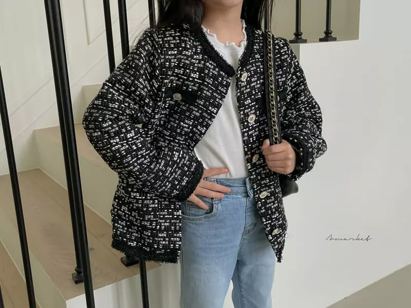 a-Market - Korean Children Fashion - #fashionkids - Twid Jacket - 8