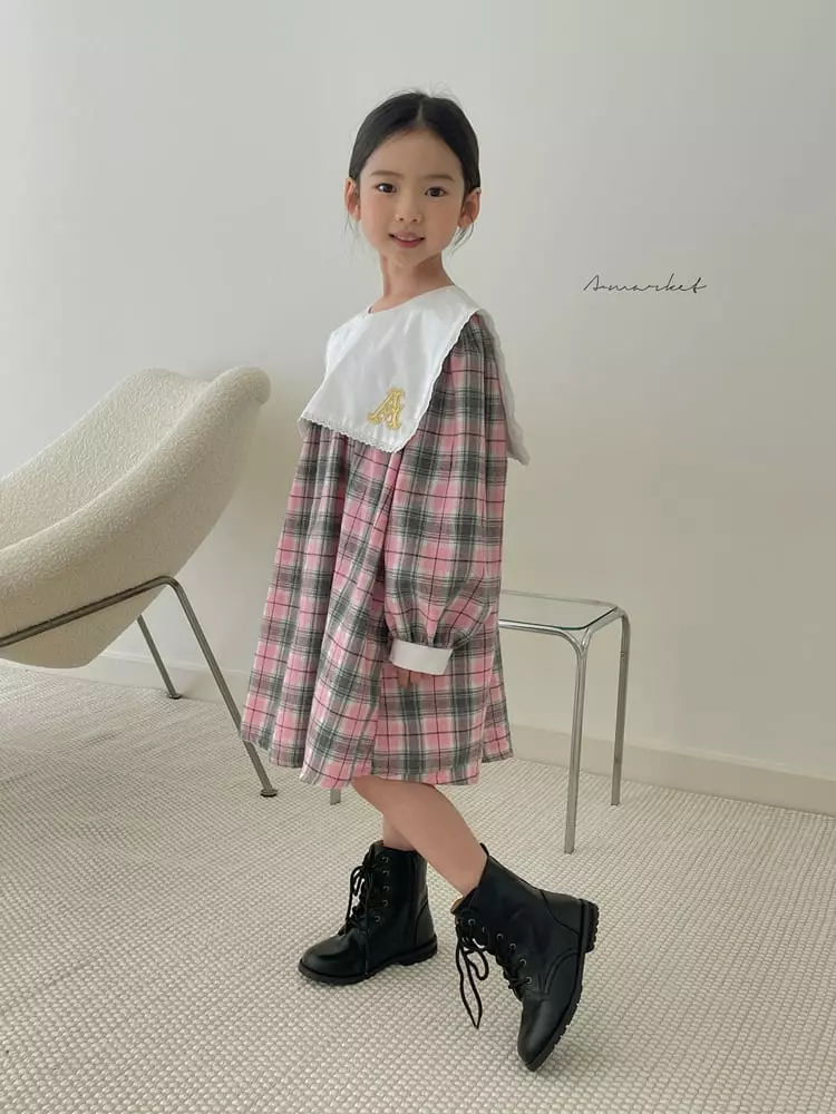 a-Market - Korean Children Fashion - #kidsshorts - Big Collar One-piece - 10