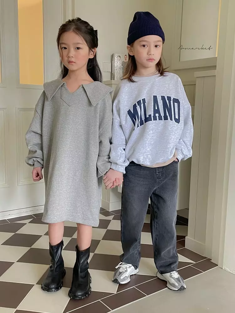 a-Market - Korean Children Fashion - #kidsshorts - Collar One-piece - 6