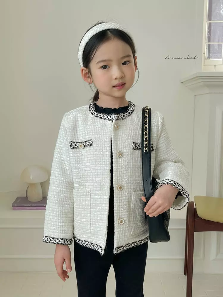 a-Market - Korean Children Fashion - #kidsshorts - Twid Jacket - 9