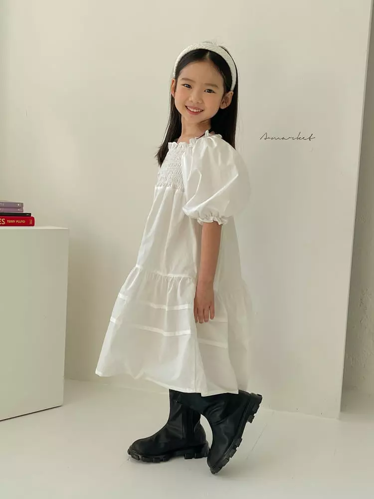 a-Market - Korean Children Fashion - #kidsstore - Smocked One-piece - 10