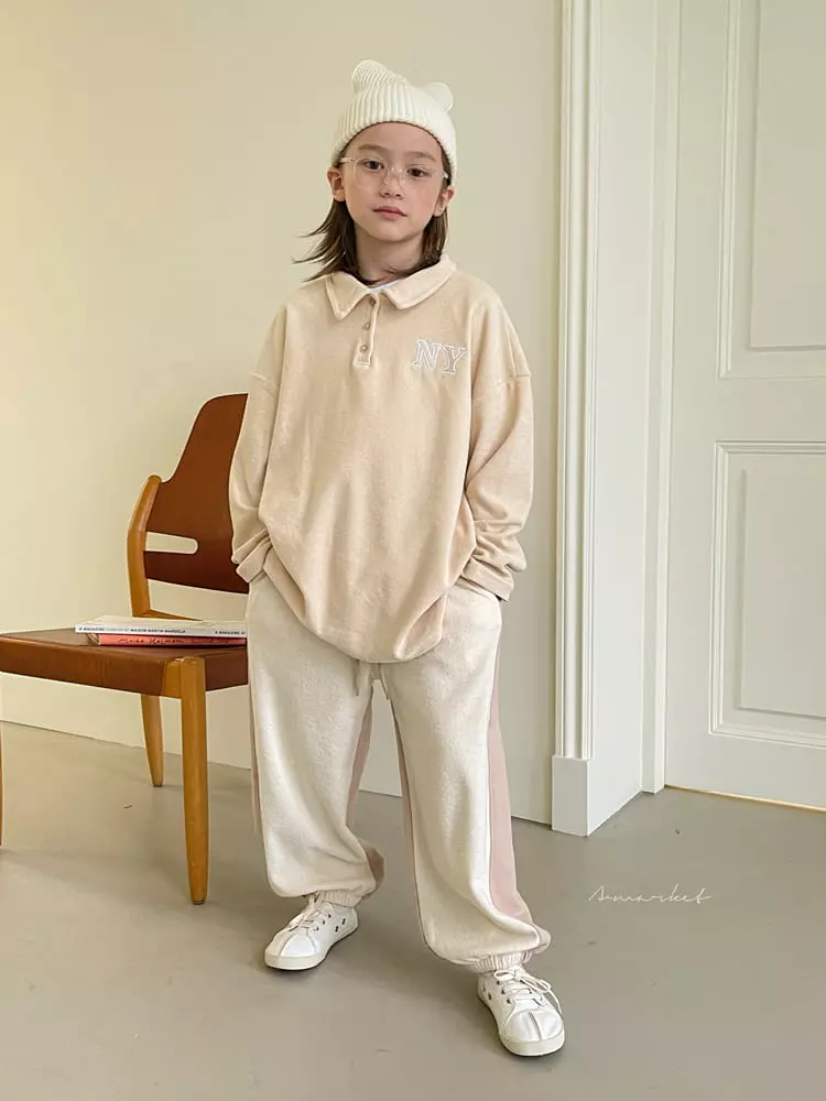 a-Market - Korean Children Fashion - #kidzfashiontrend - Terry Collar Tee - 11