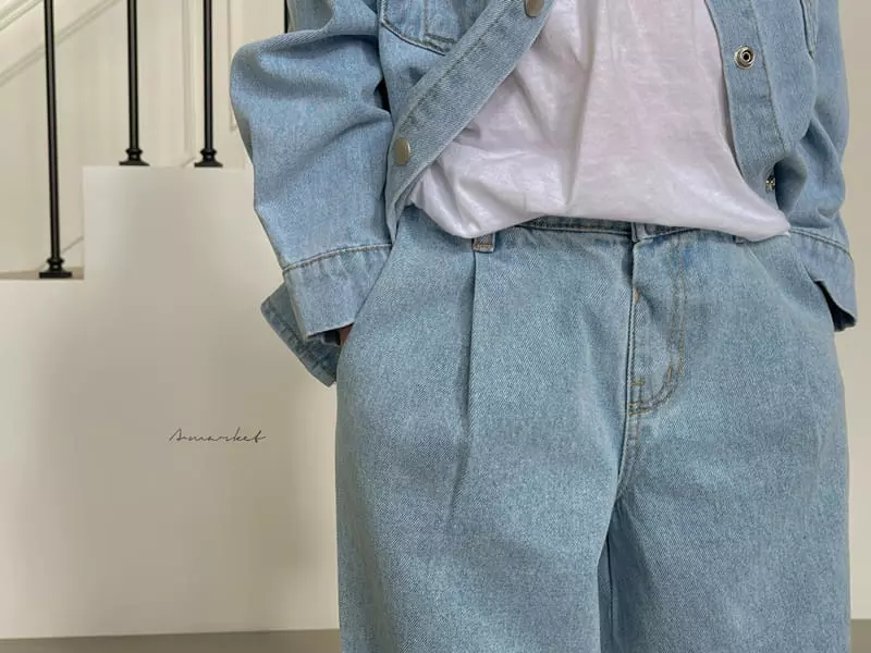 a-Market - Korean Children Fashion - #littlefashionista - Pintuck Jeans - 7