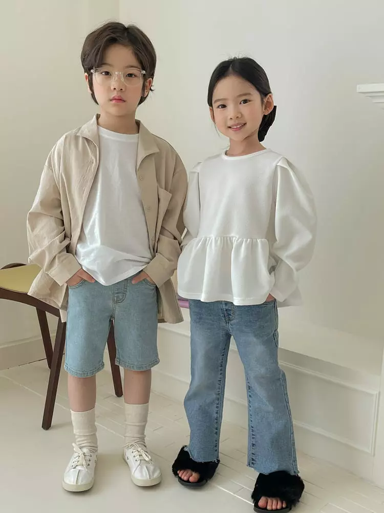 a-Market - Korean Children Fashion - #Kfashion4kids - Semi Bootscut Pants - 4