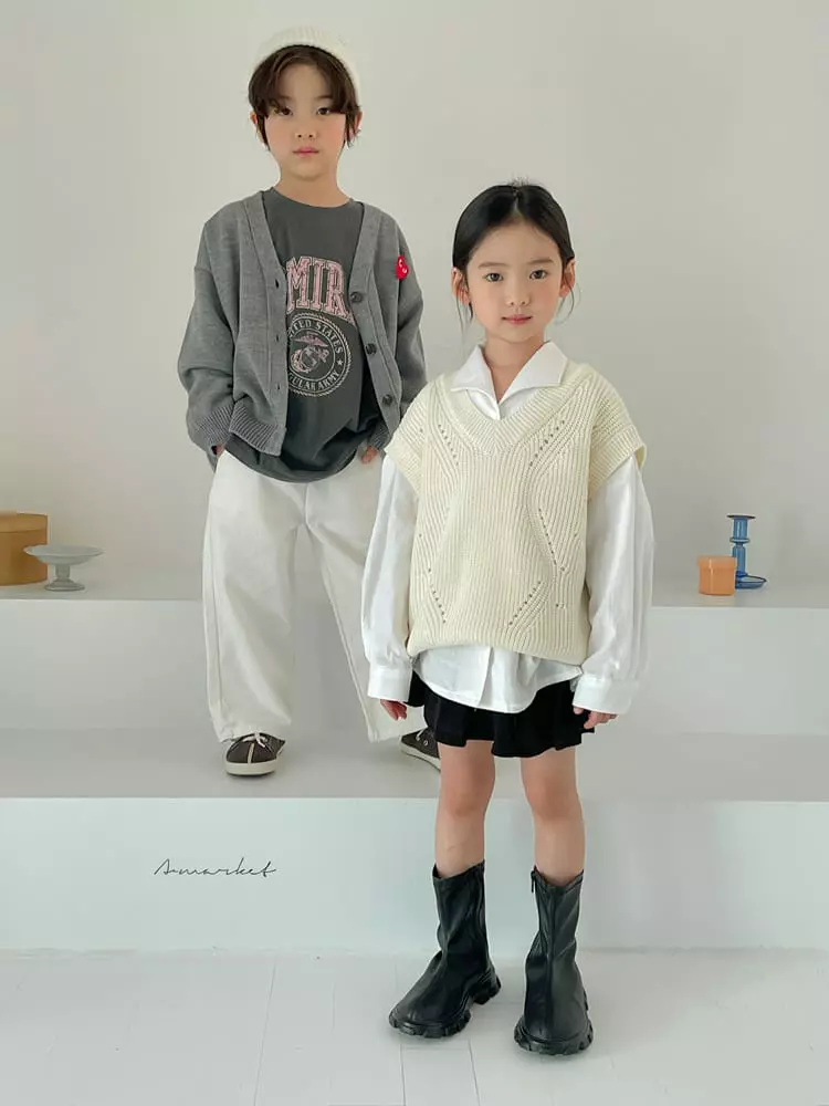 a-Market - Korean Children Fashion - #littlefashionista - Basic Shirt - 10