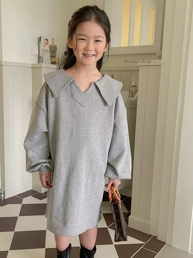 a-Market - Korean Children Fashion - #magicofchildhood - Collar One-piece - 11