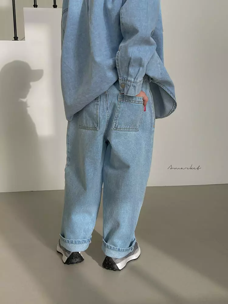 a-Market - Korean Children Fashion - #magicofchildhood - Pintuck Jeans - 8