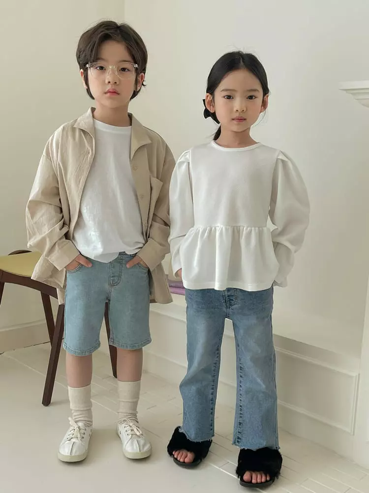 a-Market - Korean Children Fashion - #magicofchildhood - Semi Bootscut Pants - 5