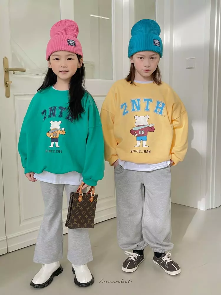 a-Market - Korean Children Fashion - #magicofchildhood - Bear Sweatshirt - 5