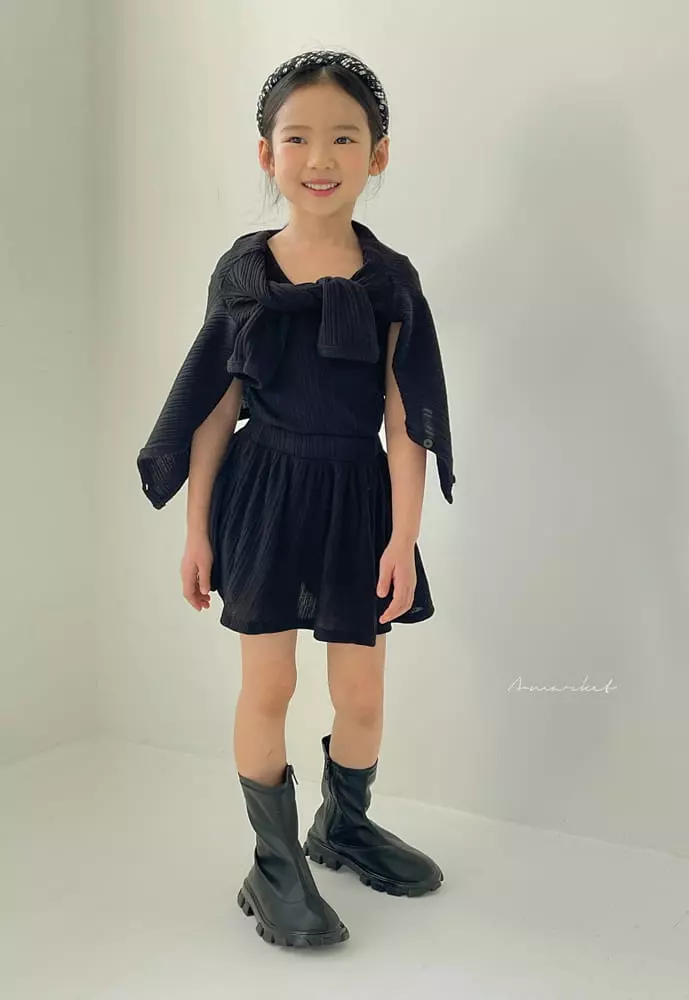 a-Market - Korean Children Fashion - #magicofchildhood - Rib Sleeveless Tee - 4