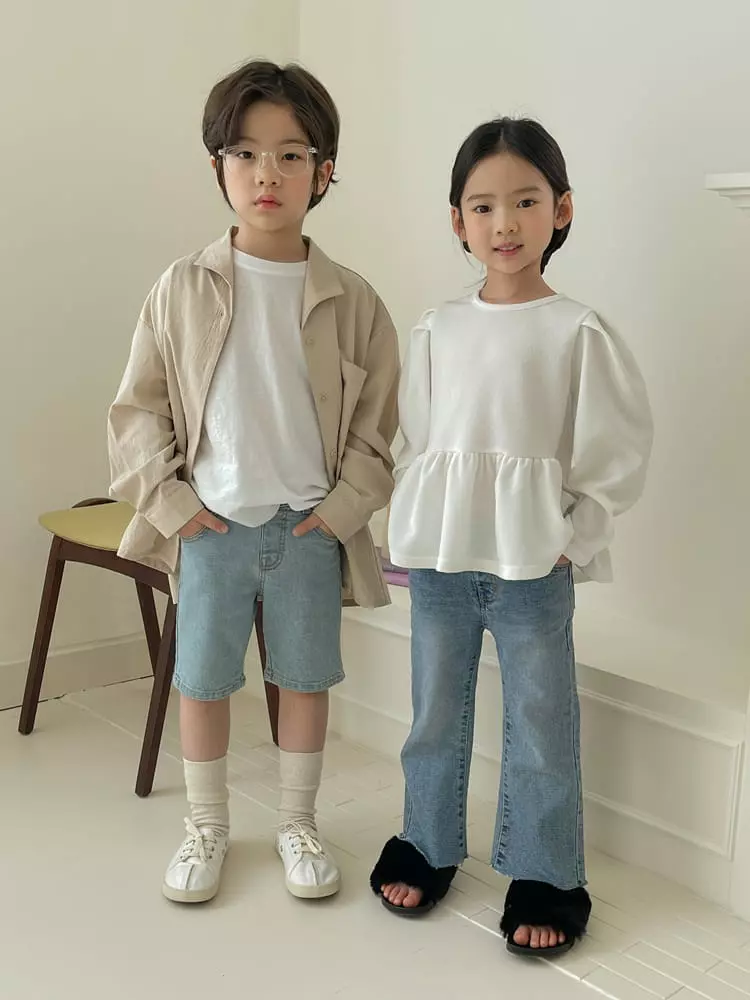 a-Market - Korean Children Fashion - #minifashionista - Semi Bootscut Pants - 6