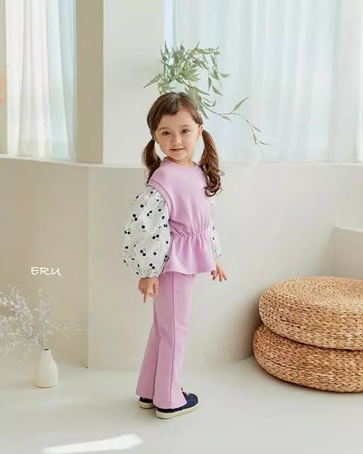 e.ru - Korean Children Fashion - #discoveringself - Cherry Top Bottom Set - 4
