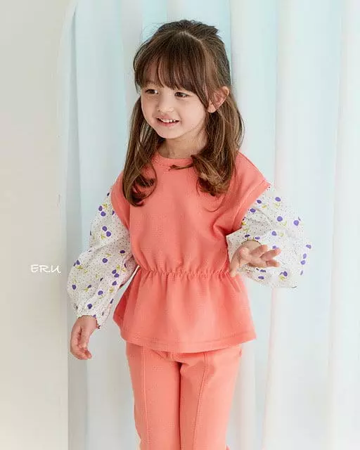 e.ru - Korean Children Fashion - #kidsstore - Cherry Top Bottom Set - 6