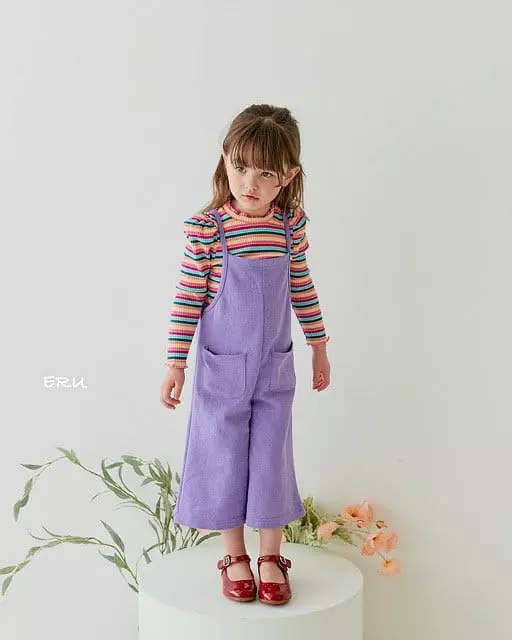 e.ru - Korean Children Fashion - #kidzfashiontrend - Stripes Marcaroon Tee - 5
