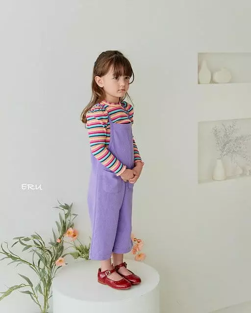 e.ru - Korean Children Fashion - #littlefashionista - Stripes Marcaroon Tee - 7