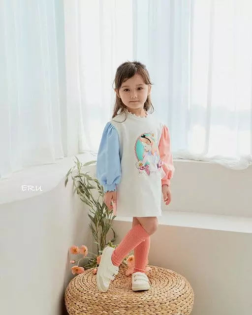 e.ru - Korean Children Fashion - #littlefashionista - Girl Long Tee