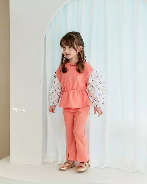e.ru - Korean Children Fashion - #magicofchildhood - Cherry Top Bottom Set - 10