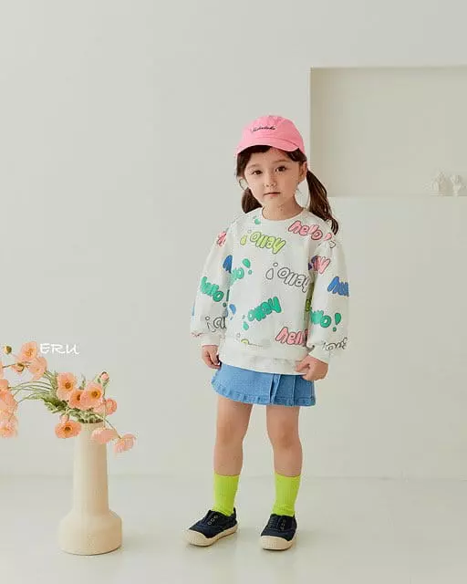 e.ru - Korean Children Fashion - #todddlerfashion - Hello Tee - 3