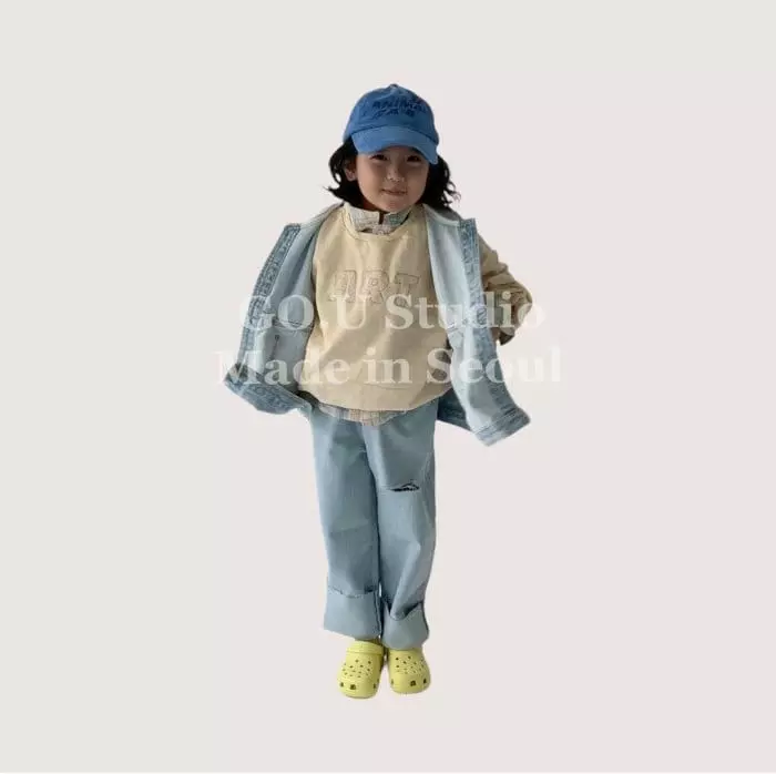 go;u - Korean Children Fashion - #childofig - Vintage Pants - 2