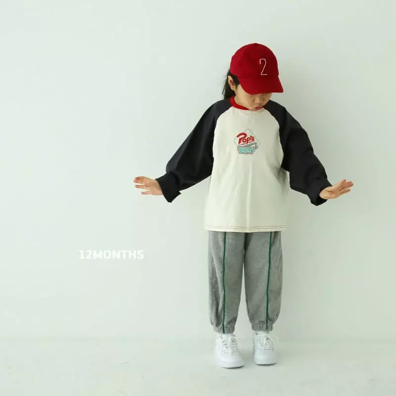 12 Month - Korean Children Fashion - #kidzfashiontrend - Pop Raglan Tee - 4