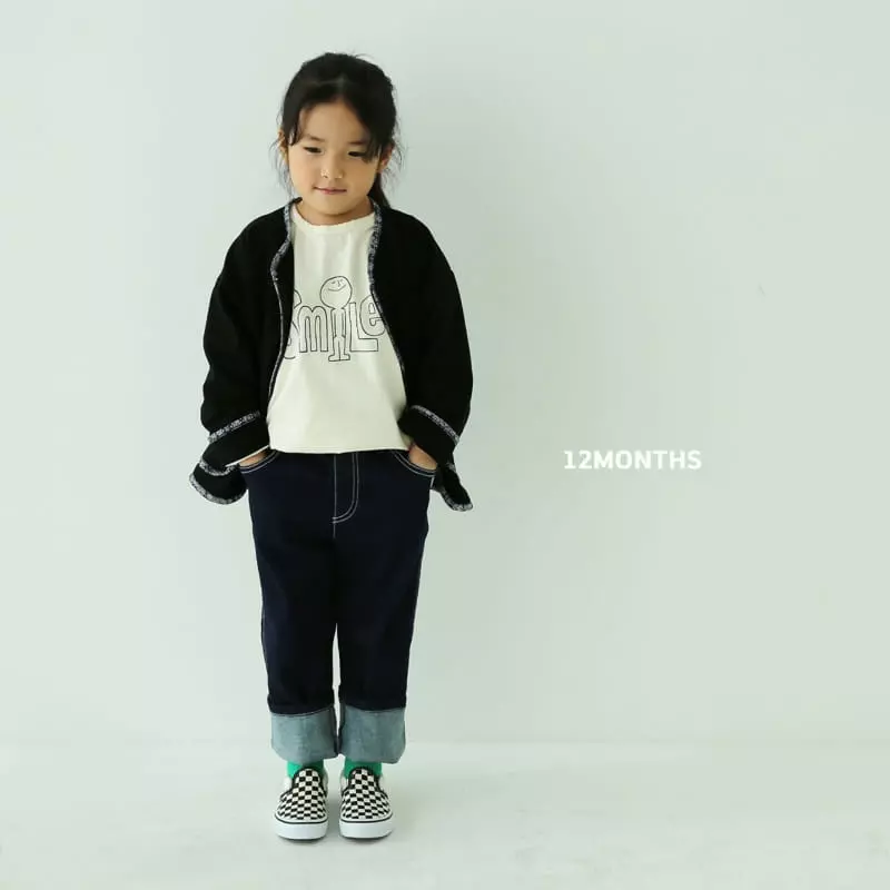 12 Month - Korean Children Fashion - #childofig - Smile Tee - 5