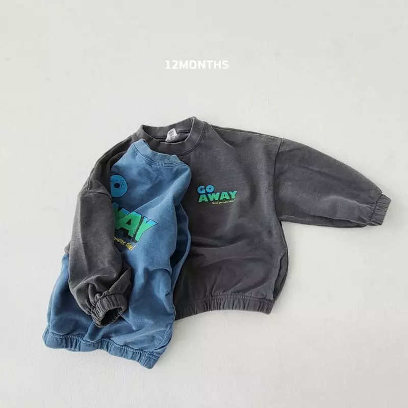 12 Month - Korean Children Fashion - #discoveringself - Pigment Sweatshirt - 12