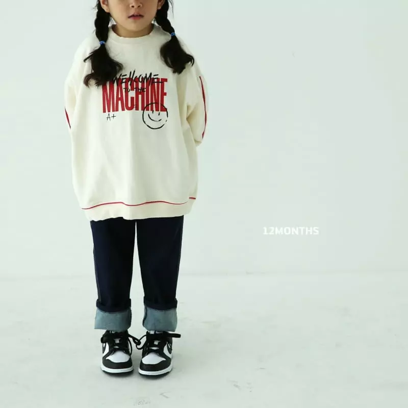 12 Month - Korean Children Fashion - #discoveringself - Machine Sweatshirt - 3