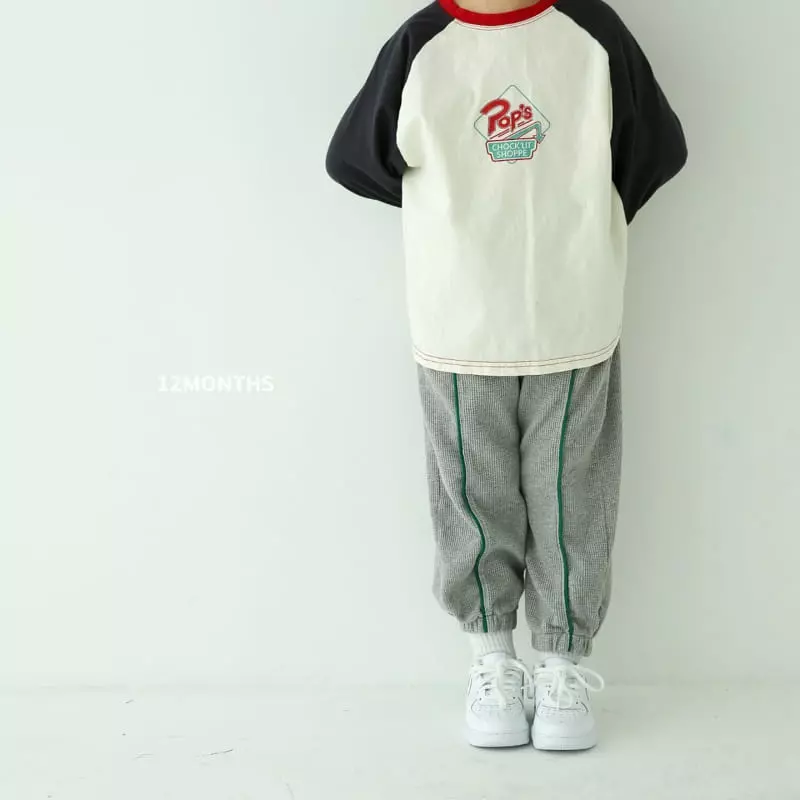 12 Month - Korean Children Fashion - #kidzfashiontrend - Pop Raglan Tee - 3