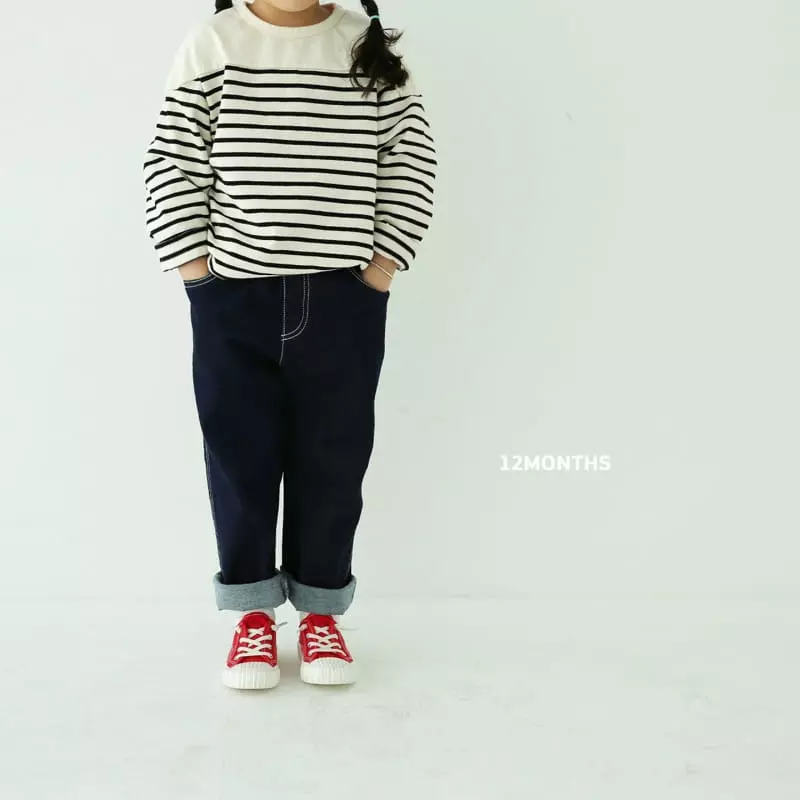 12 Month - Korean Children Fashion - #magicofchildhood - Uni Tee - 6