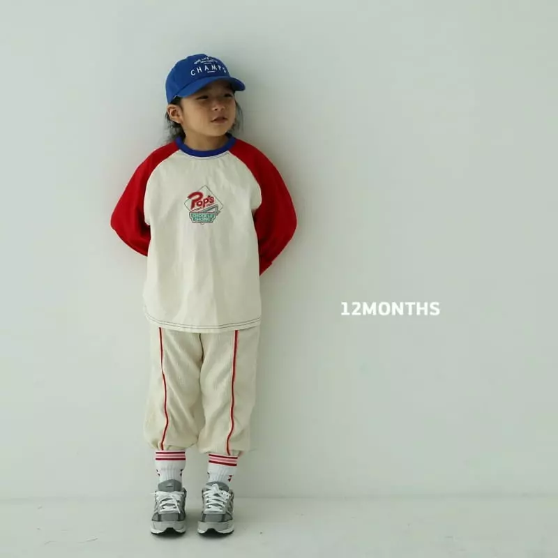12 Month - Korean Children Fashion - #magicofchildhood - Pop Raglan Tee - 6