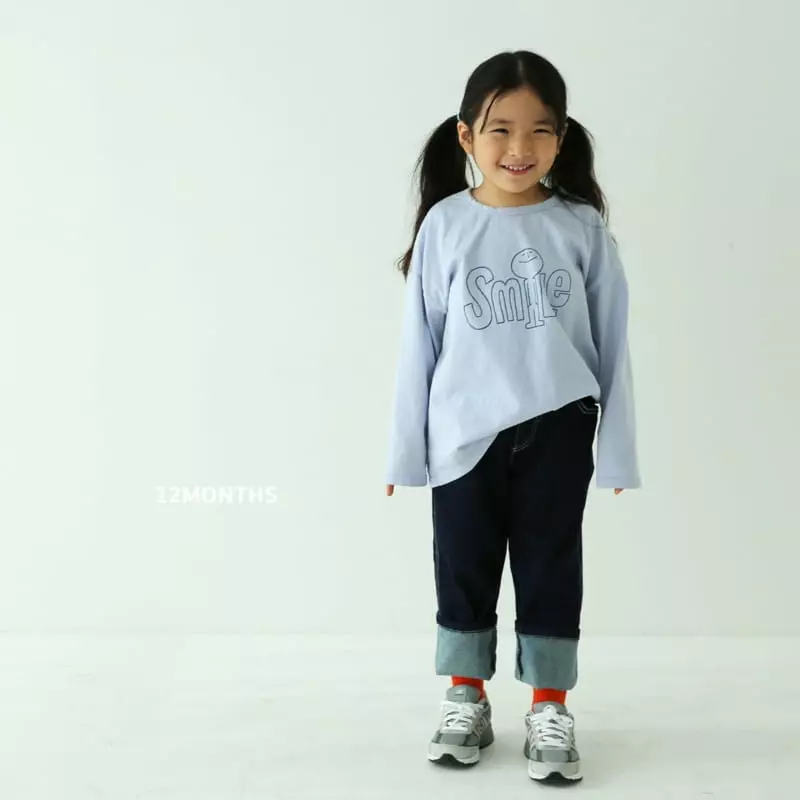 12 Month - Korean Children Fashion - #minifashionista - Smile Tee - 3