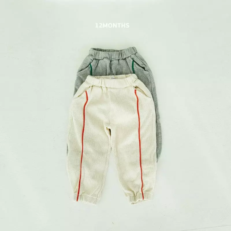 12 Month - Korean Children Fashion - #minifashionista - Waffle Jogger Pants