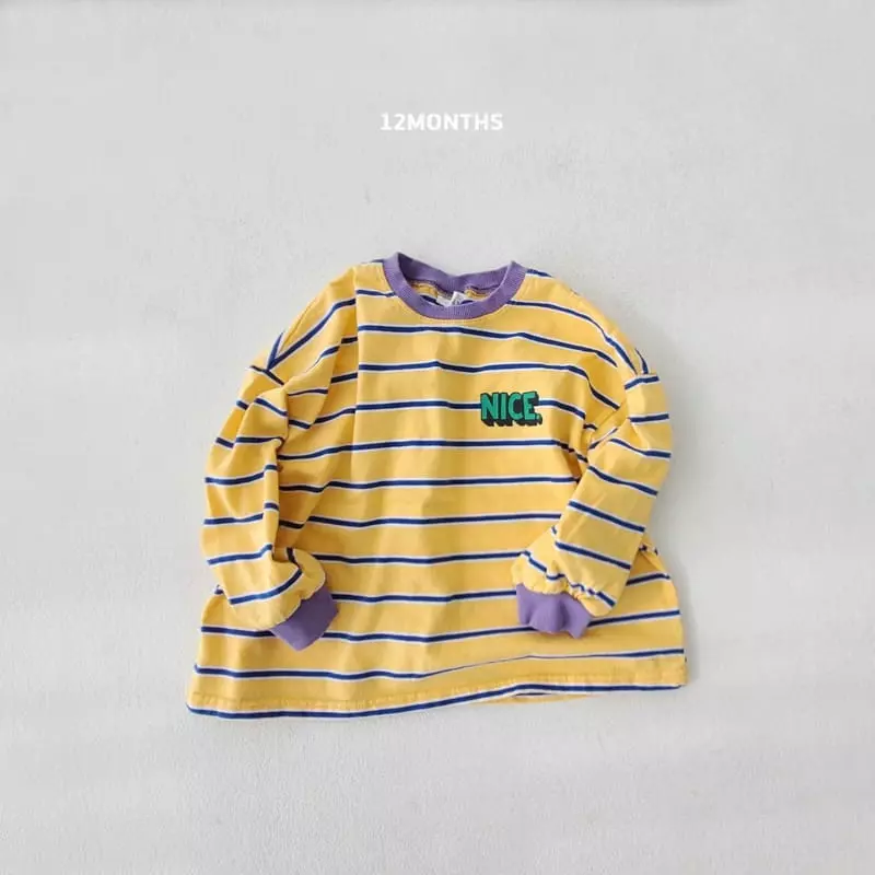 12 Month - Korean Children Fashion - #todddlerfashion - Nice Tee - 12