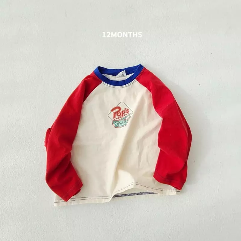 12 Month - Korean Children Fashion - #toddlerclothing - Pop Raglan Tee - 10