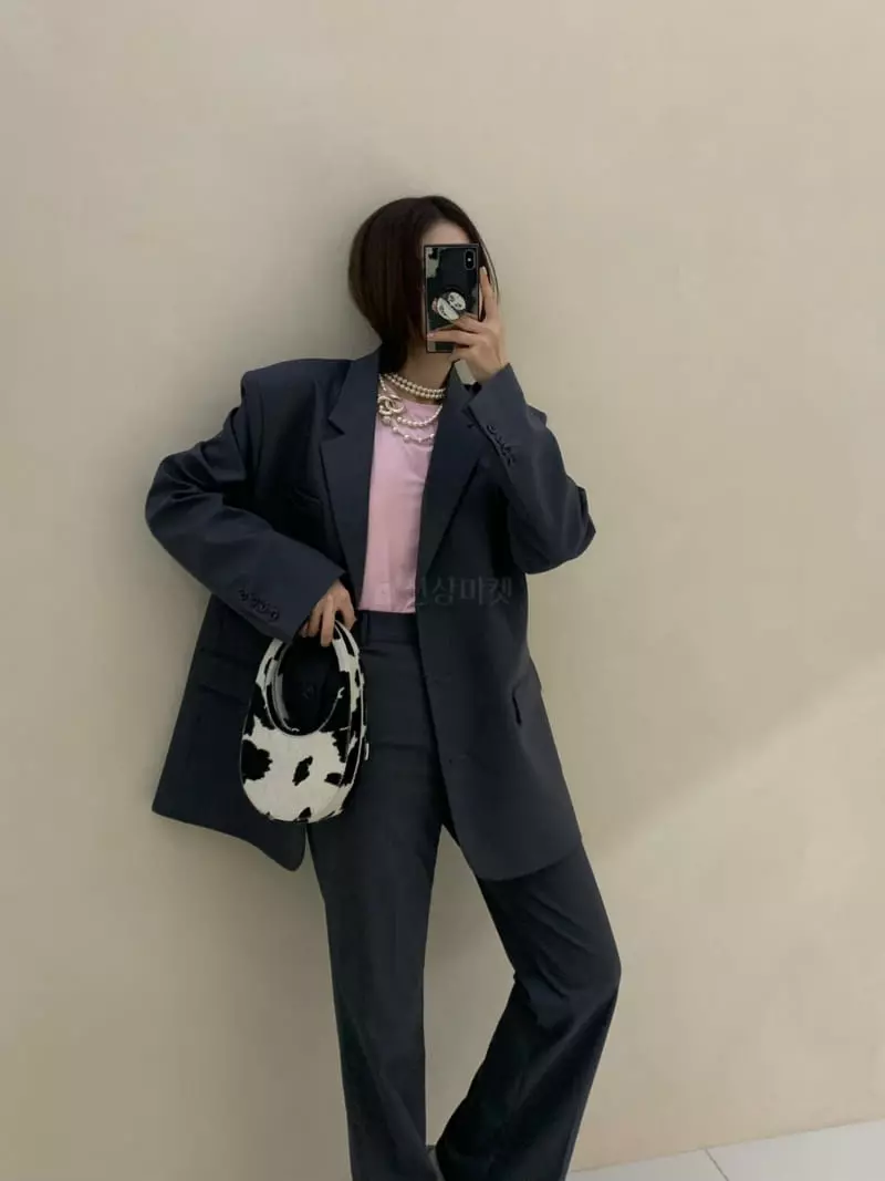 140 Avenue - Korean Women Fashion - #momslook - Slim Open Pants - 3