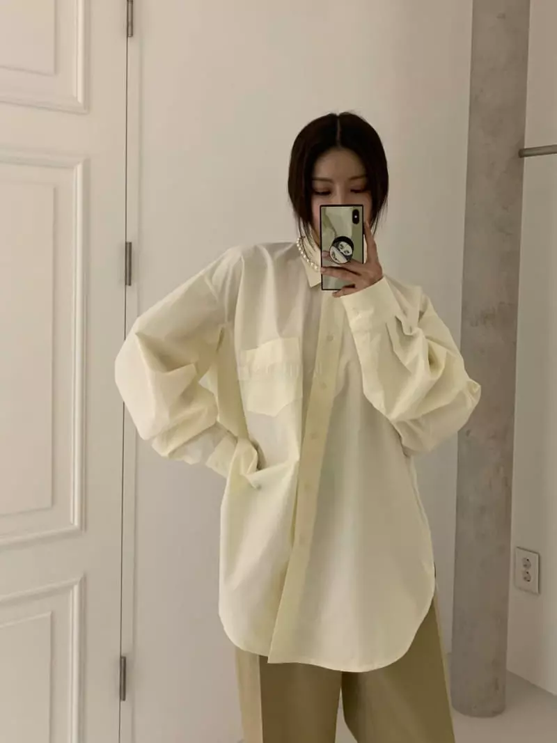 140 Avenue - Korean Women Fashion - #momslook - Drapping Shirt