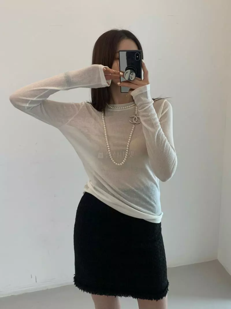 140 Avenue - Korean Women Fashion - #momslook - Tencel Wool Tee