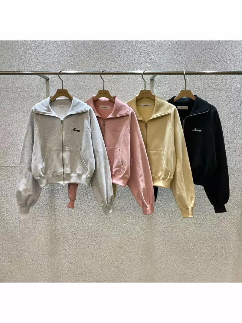 140 Avenue - Korean Women Fashion - #womensfashion - High Neck To Way Zip-up Sweatshirt - 4